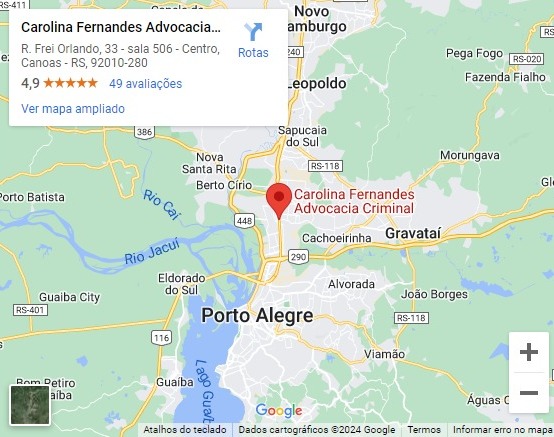 Carolina Fernandes Advocacia Criminal - maps